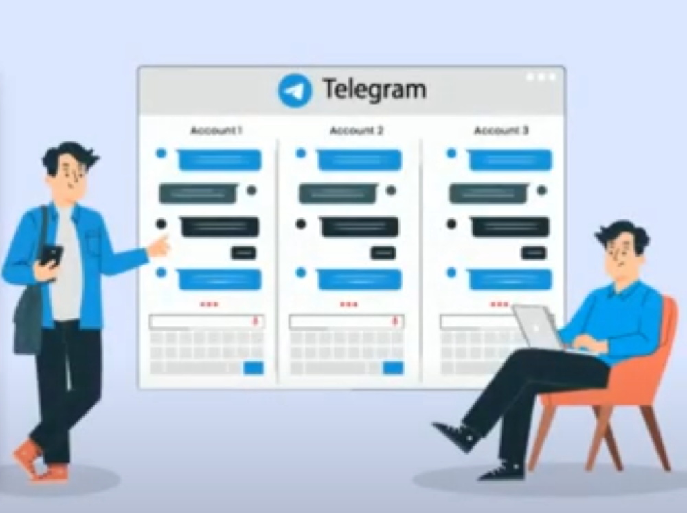 如何在一台设备上使用多个 Telegram 帐户？