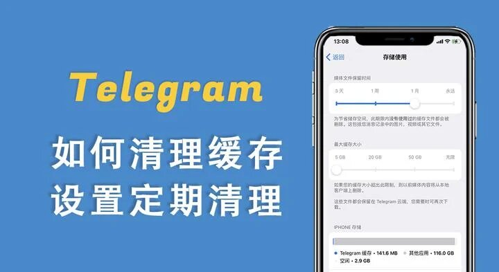 电报如何清除缓存？